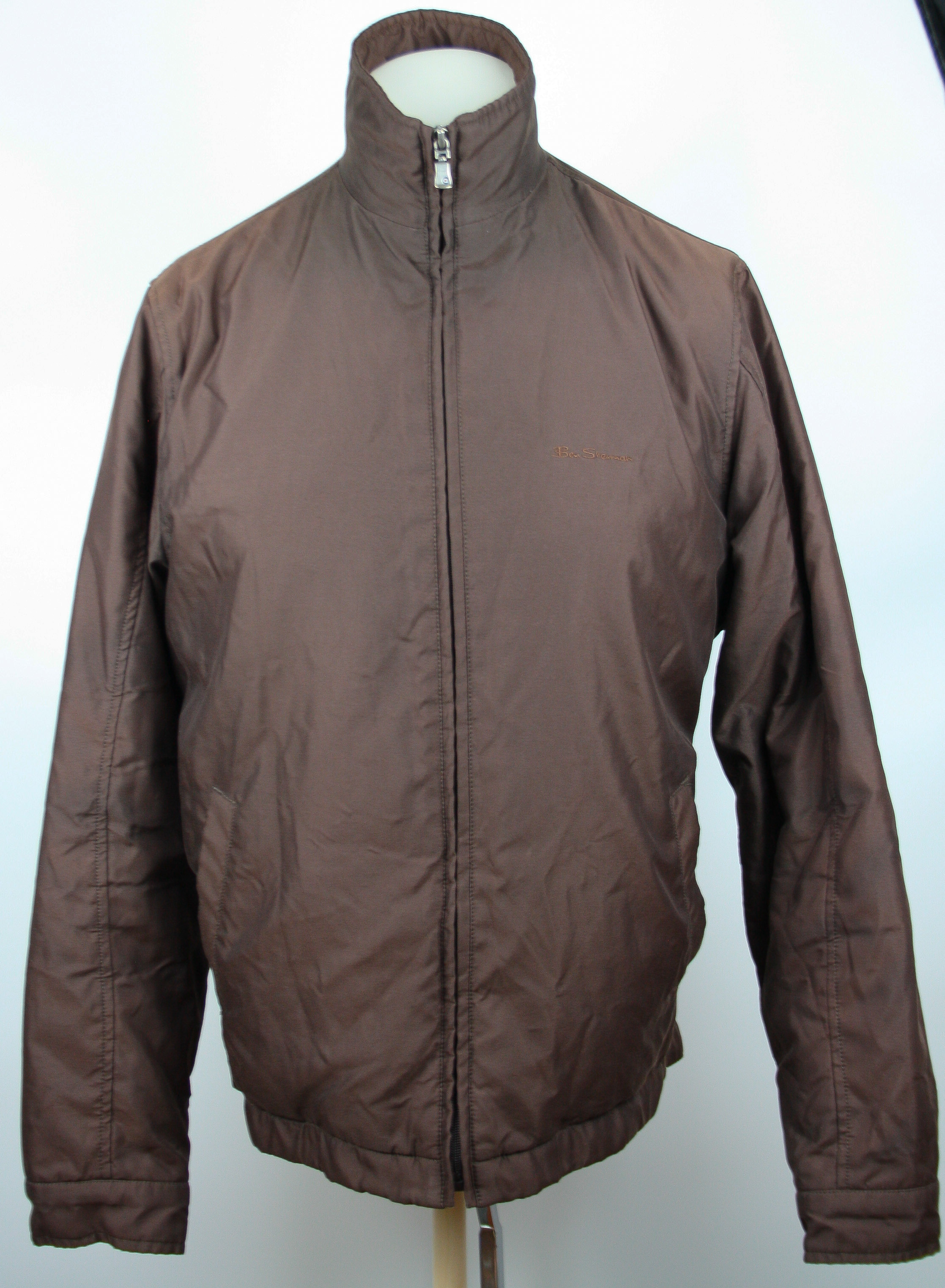Ben Sherman Vintage Mod Blouson Shiny Brown Größe S